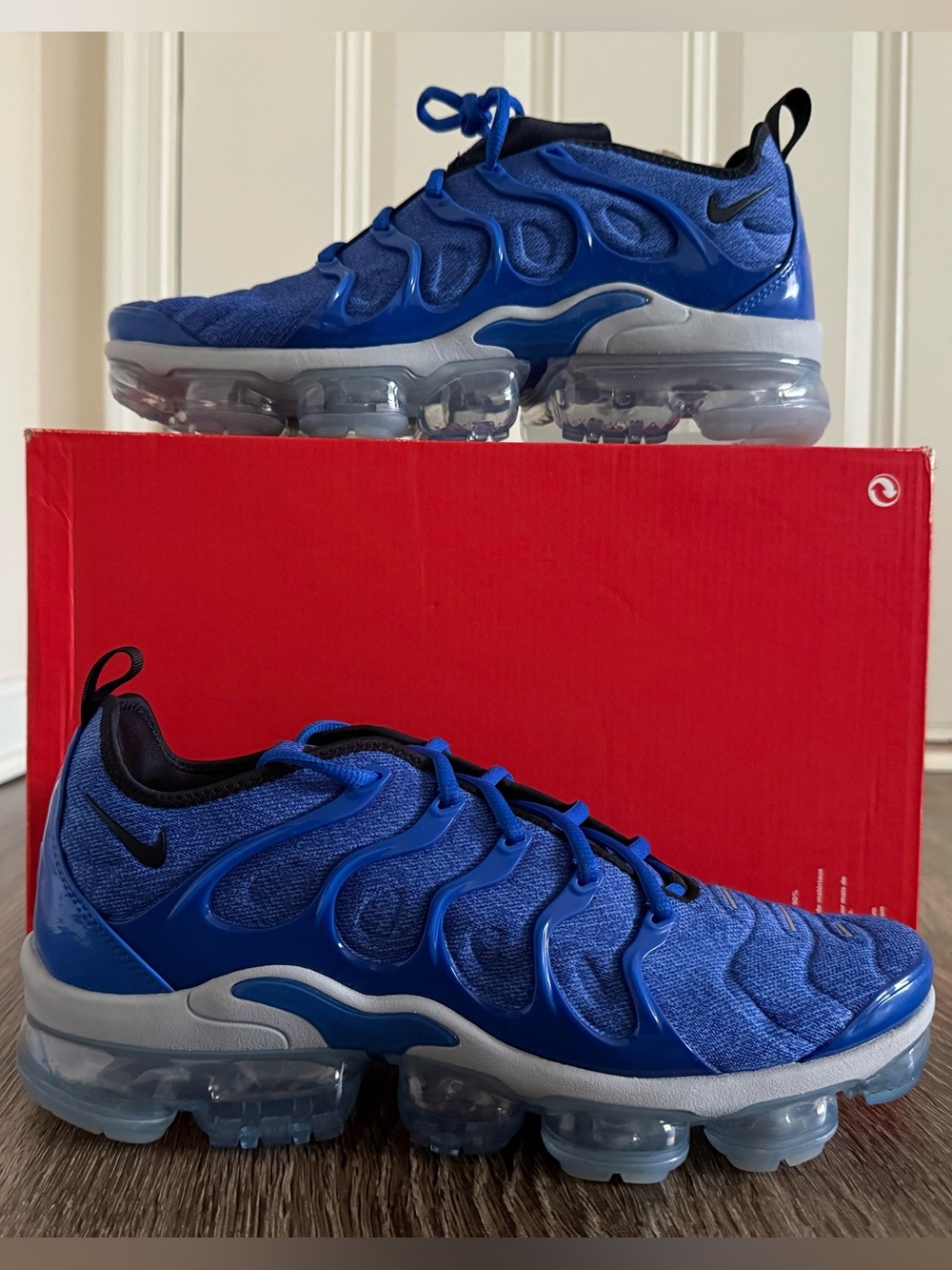 Brand New Size 11 - Nike Air Vapormax Plus Game Royal/Black-Wolf Grey